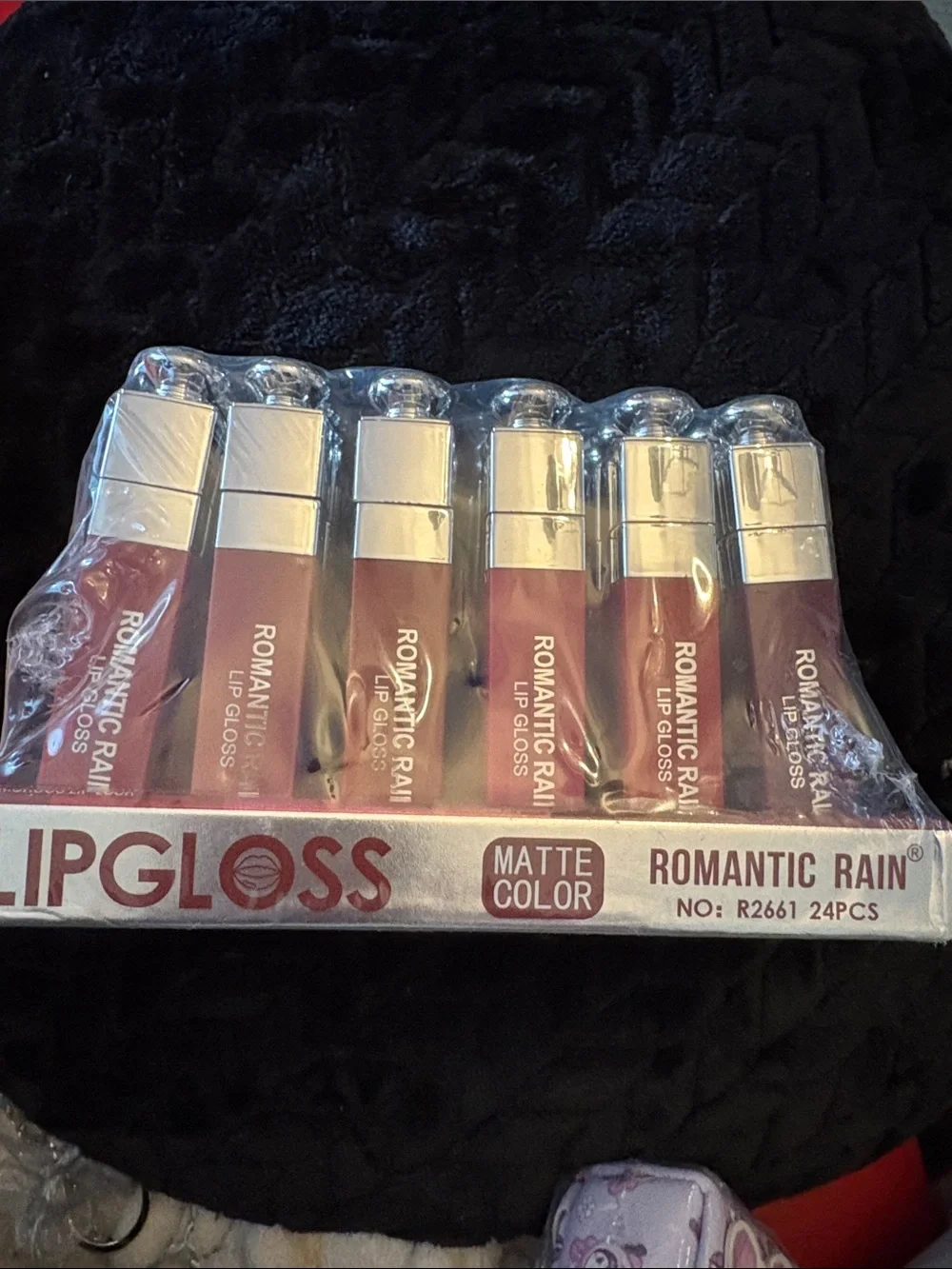Buyers Bundle 24 pcs - Romantic Rain Matte Lip Gloss Set - Berry Pink Shades